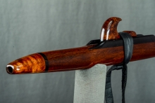 Texas Ebony Native American Flute, Minor, High E-5, #N8E